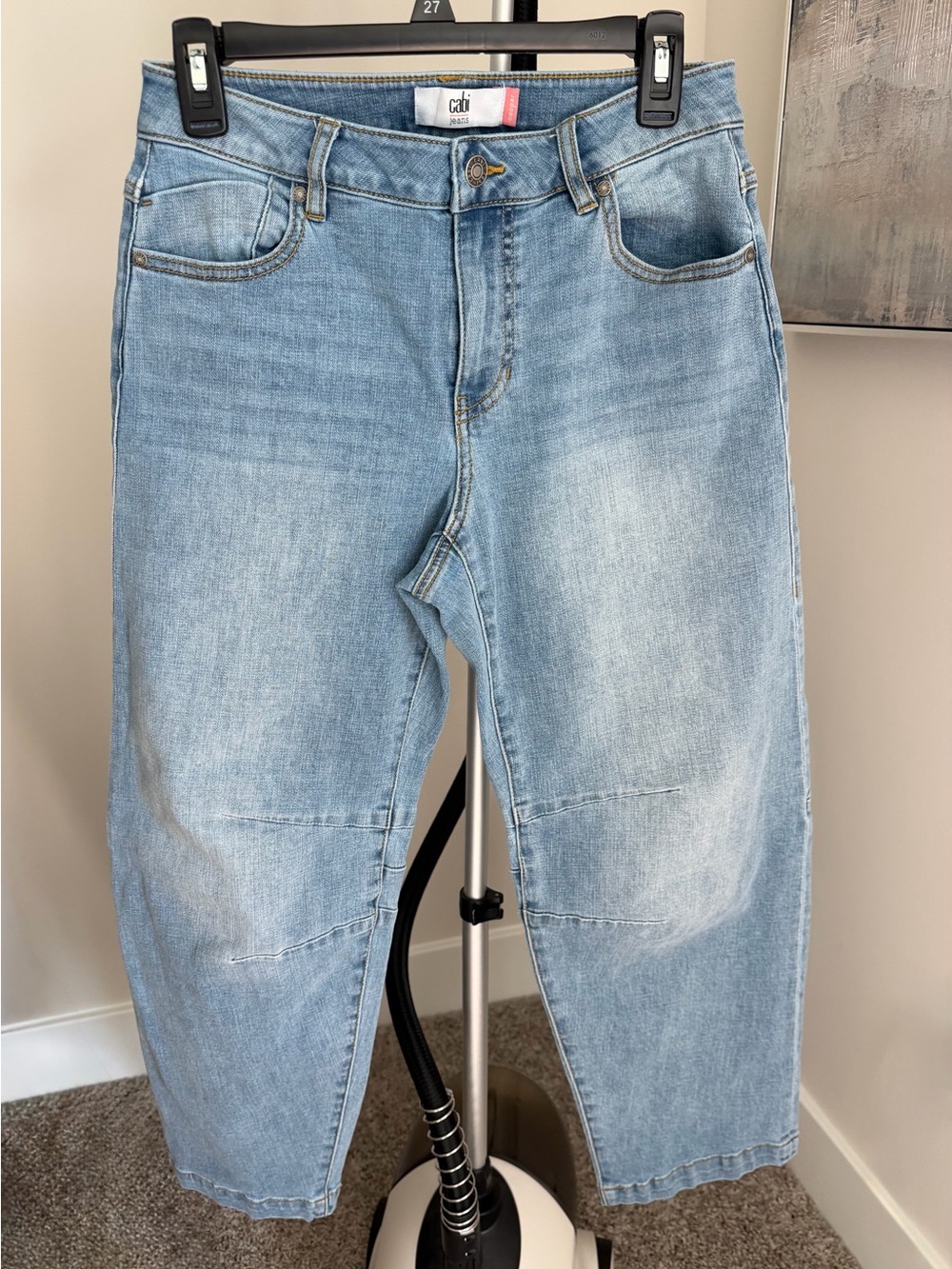 CAbi Cooper Beach Club Wash Barrel Jeans